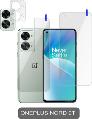 PONDRIK Front and Back Screen Guard for OnePlus Nord 2T 5G, OnePlus Nord 2T(Pack of 3)