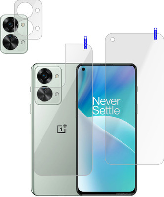 PONDRIK Front and Back Screen Guard for OnePlus Nord 2T 5G, OnePlus Nord 2T(Pack of 3)