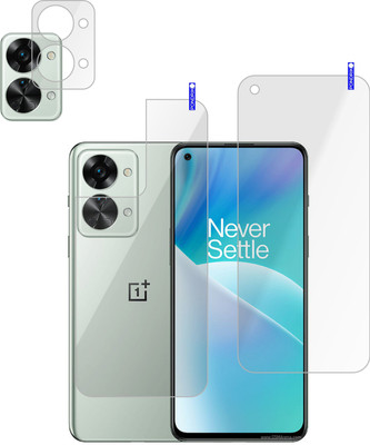 PONDRIK Front and Back Screen Guard for OnePlus Nord 2T 5G, OnePlus Nord 2T(Pack of 3)