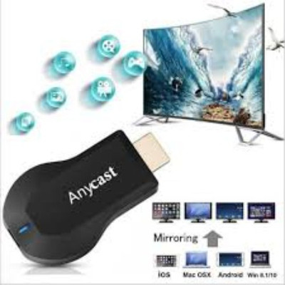 Clairbell YRH_555F Any cast WiFi HDMI Dongle & Wireless Display for TV Media Streaming Device(Black)
