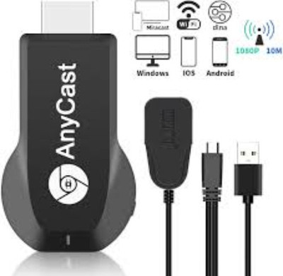 Clairbell XTJ_633Y Any cast WiFi HDMI Dongle & Wireless Display for TV Media Streaming Device(Black)
