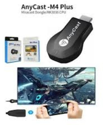 Clairbell CPI_576T Any cast WiFi HDMI Dongle & Wireless Display for TV Media Streaming Device(Black)