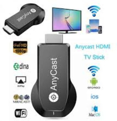 Clairbell CPJ_564Y Any cast WiFi HDMI Dongle & Wireless Display for TV Media Streaming Device(Black)