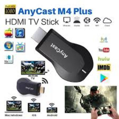 SYARA WQH_546I Any cast WiFi HDMI Dongle & Wireless Display for TV Media Streaming Device(Black)