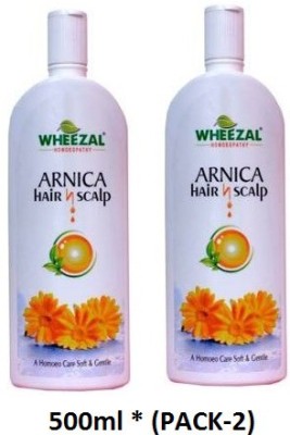 WHEEZAL ARNICA HAIR N SCALP SHAMPOO (500ML X 2PCS)(1000 ml)