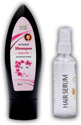 gyk Anti-dandruff Shampoo and Hair Serum Combo(300 ml)