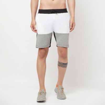 GLITO Striped Men Multicolor Basic Shorts