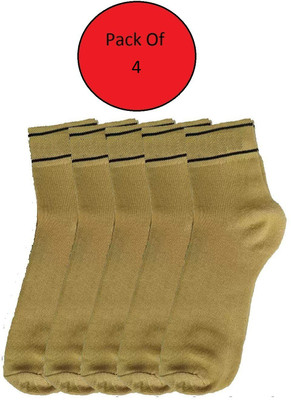 Liyana Collection Men Solid Calf Length(Pack of 4)