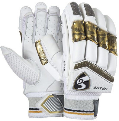 SG HP LITE-MENS(17+)- RH-White/Gold Batting Gloves(White, Gold)