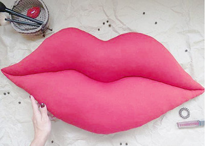 Synlark Microfibre Solid Cushion Pack of 1(Pink)