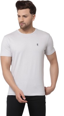 RED TAPE Solid Men Round Neck Grey T-Shirt