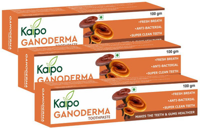 KAIPO Ganoderma Toothpaste for daily protection from gum,Maintains Oral Hygiene -300gm Toothpaste(300 g, Pack of 3)