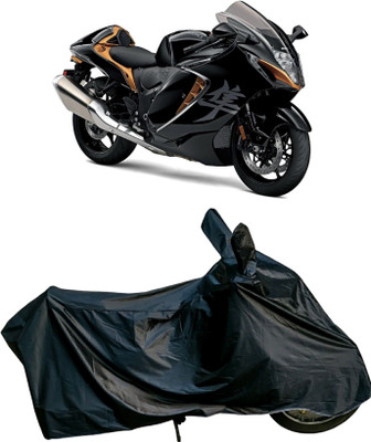 APNEK Waterproof Two Wheeler Cover for Suzuki(Hayabusa, Black)