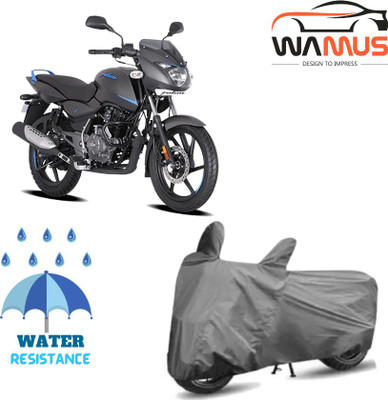 Wamus Auto Two Wheeler Cover for Bajaj(Pulsar 125 Neon, Grey)