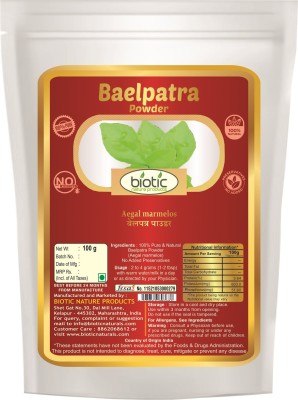 biotic Baelpatra Powder ( Aegal marmelos ) - 100 g(100 g)