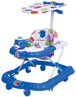 Panda Creation Musical Activity Walker With Parent Rod(Blue)