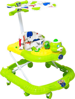 PANDA Musical Activity Walker With Parent Rod(Multicolor)