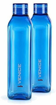 cello 1000 ml Plastic Bottle(Pack of 2, Blue)