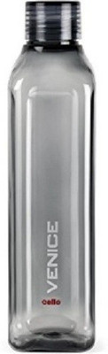 cello 1000 ml Plastic Bottle(Pack of 1, Black)