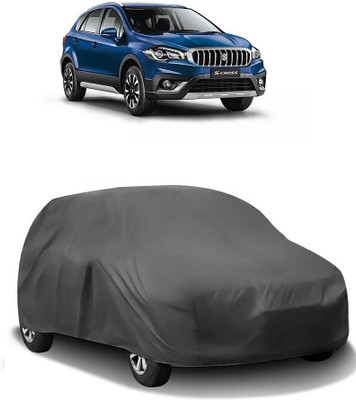 ARNEJA Car Cover For Maruti Suzuki S-Cross (Without Mirror Pockets)(Grey)