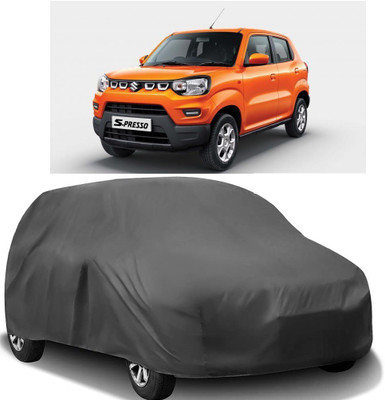 ARNEJA Car Cover For Maruti Suzuki S-Presso (Without Mirror Pockets)(Grey)