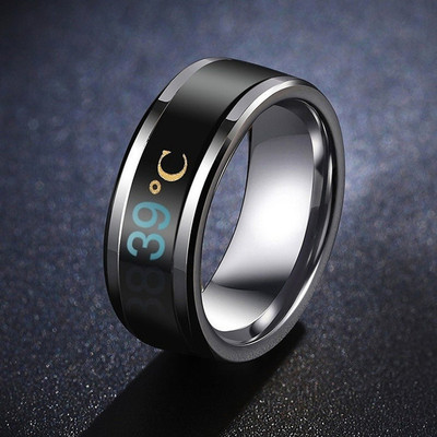 IGA COLLECTION Smart Temperature Ring Trendy look stylish ring for boys C-533 Stainless Steel Ring
