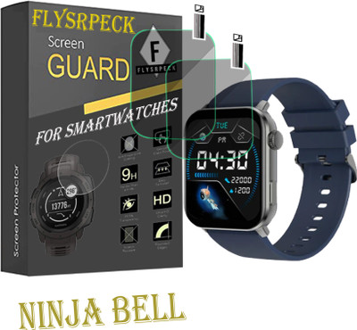 FLYSRPECK Screen Guard for FIRE BOLTT NINJA BELL SMART WATCH(Pack of 2)