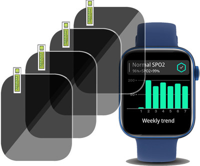 EJZATI Screen Guard for Fire-Boltt Ring 3 Smartwatch(Pack of 4)