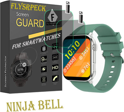 FLYSRPECK Screen Guard for FIRE BOLTT NINJA BELL SMART WATCH(Pack of 2)