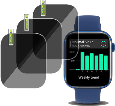 EJZATI Screen Guard for Fire-Boltt Ring 3 Smartwatch(Pack of 3)