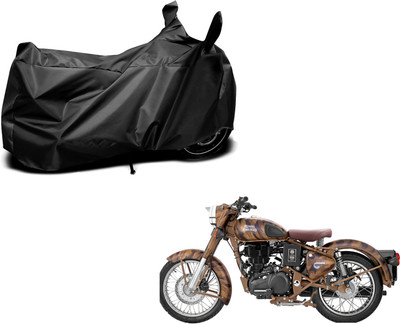 Automotive Circle Waterproof Two Wheeler Cover for TVS(Star Sport, Black)