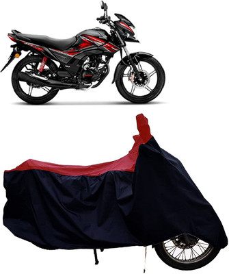 KEDIT Two Wheeler Cover for Honda(CB Shine SP, Red, Black)