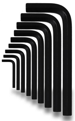 ADAWAT 9 Pieces Hex Allen Key Wrench L Shape Repair Tool Set Allen Key Set Allen Key Set
