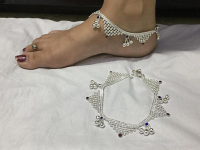 DC CREATION Alloy Anklet(Pack of 2)