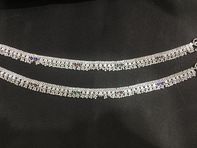 HNA Imitation Alloy Anklet(Pack of 2)