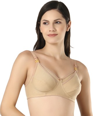 H&Y H&Y APPAREL Women T-Shirt Non Padded Bra(Beige)