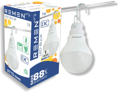 REMEN 4 W Basic Standard Plug & Play LED Bulb(White)