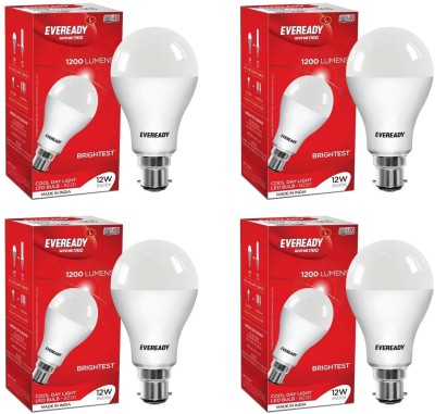 Eveready 12W LED Bulb(White, Pack of 4)