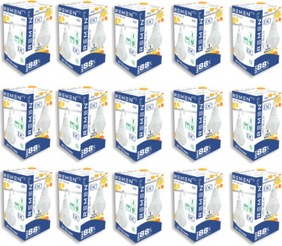 REMEN 4 W Basic Standard Plug & Play LED Bulb(White, Pack of 15)