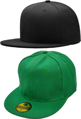 ZACHARIAS Solid Snapback Cap Cap(Pack of 2)