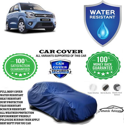 Tamanchi Autocare Car Cover For Maruti Suzuki Wagon R CNG LXI Opt(Blue)