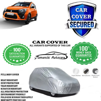 Tamanchi Autocare Car Cover For Maruti Suzuki Celerio X VXI Option Petrol(Silver)