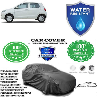 Tamanchi Autocare Car Cover For Maruti Suzuki Celerio ZXI Petrol(Grey)