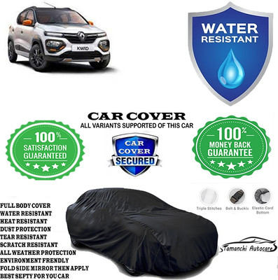 Tamanchi Autocare Car Cover For Renault Kwid RXE(Black)