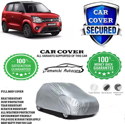 Tamanchi Autocare Car Cover For Maruti Suzuki WagonR(Silver)