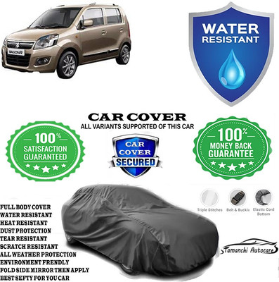 Tamanchi Autocare Car Cover For Maruti Suzuki Wagon R LXI Optional(Grey)