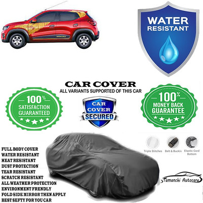 Tamanchi Autocare Car Cover For Renault Kwid IRON MAN 1.0 MT(Grey)