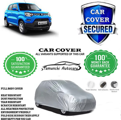 Tamanchi Autocare Car Cover For Maruti Suzuki S-Presso LXi (O)(Silver)