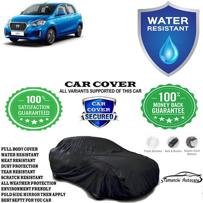 Tamanchi Autocare Car Cover For Datsun Datsun GO T VDC Petrol(Black)