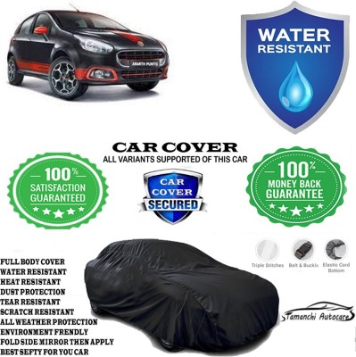 Tamanchi Autocare Car Cover For Fiat Abarth Punto(Black)